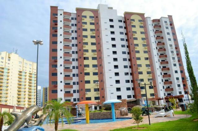 Flat Golden Dolphin Supreme - com Roupas de cama Apartment Caldas Novas Exterior foto